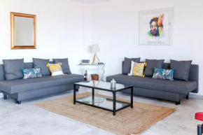 Beautiful flat with Sea View Terrace Pool Parking portative AC- BENAKEY